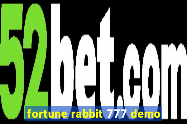 fortune rabbit 777 demo